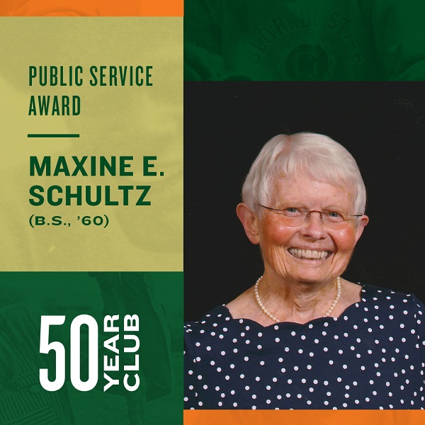 Public Service Award Winner Maxine Schultz