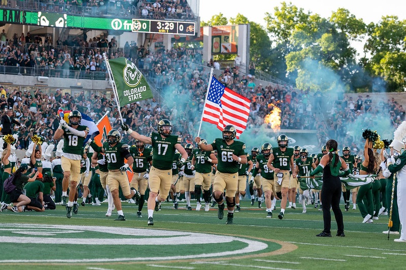 CSU football team takes the field at Canvas Stadium