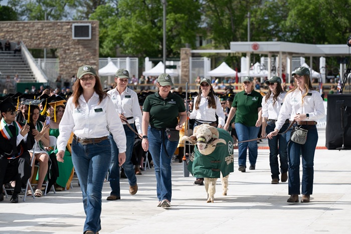 CAM with Ram Handlers at Commencement